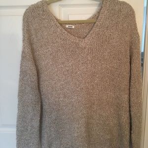 Beige flowy sweater